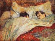 Henri De Toulouse-Lautrec The bed Spain oil painting artist